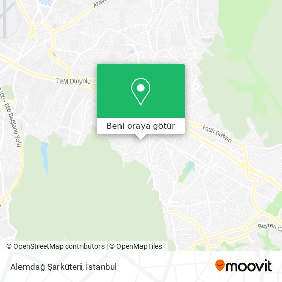Alemdağ Şarküteri harita