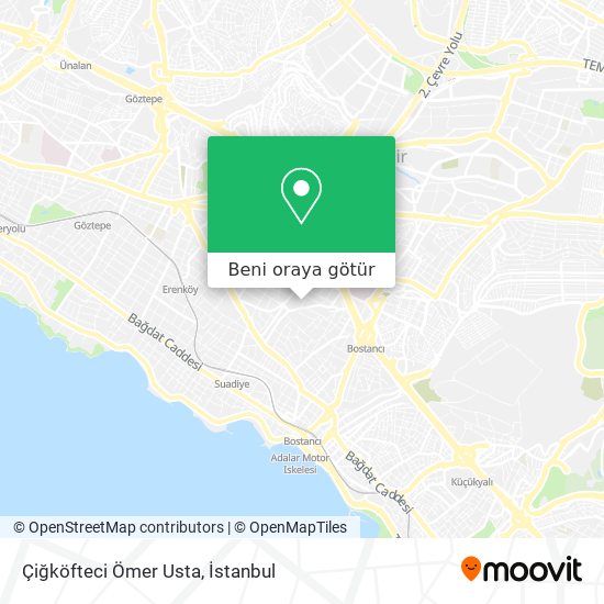 Çiğköfteci Ömer Usta harita