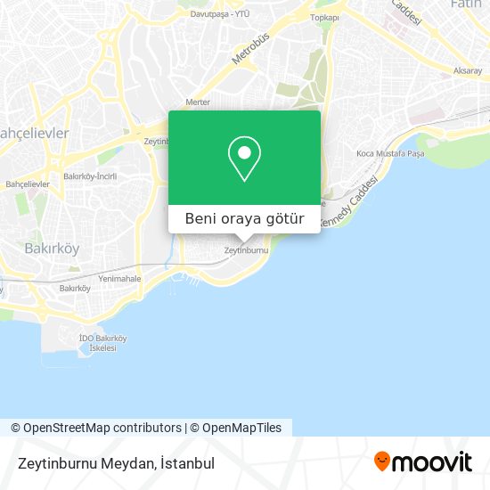 Zeytinburnu Meydan harita