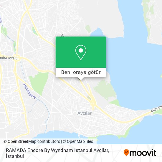 RAMADA Encore By Wyndham Istanbul Avcilar harita