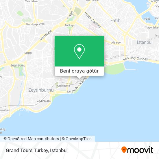 Grand Tours Turkey harita