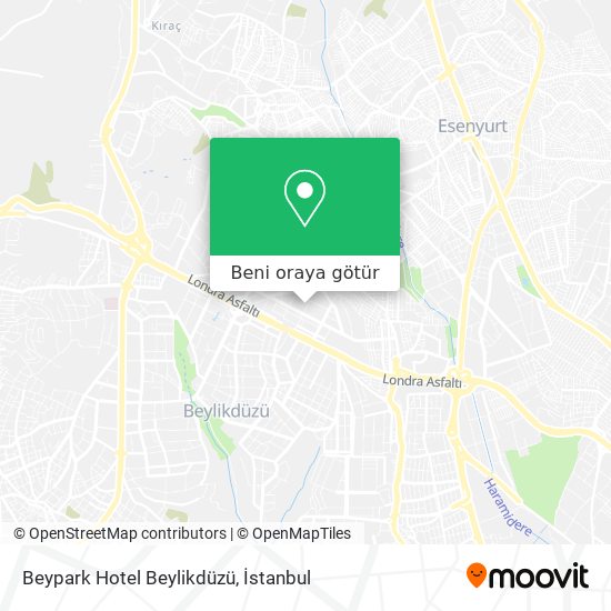 Beypark Hotel Beylikdüzü harita