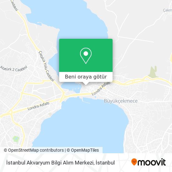 İstanbul Akvaryum Bilgi Alım Merkezi harita