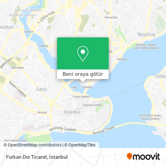 Furkan Dıs Tıcaret harita