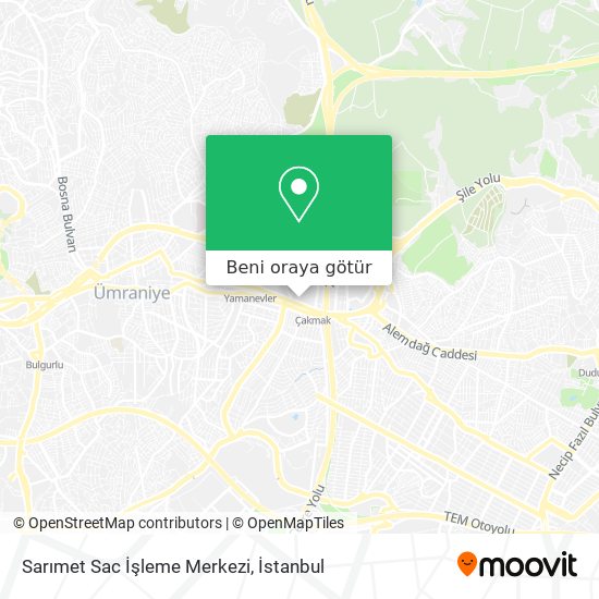 Sarımet Sac İşleme Merkezi harita