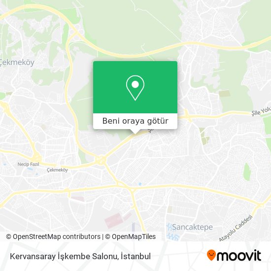 Kervansaray İşkembe Salonu harita