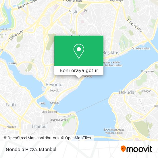 Gondola Pizza harita