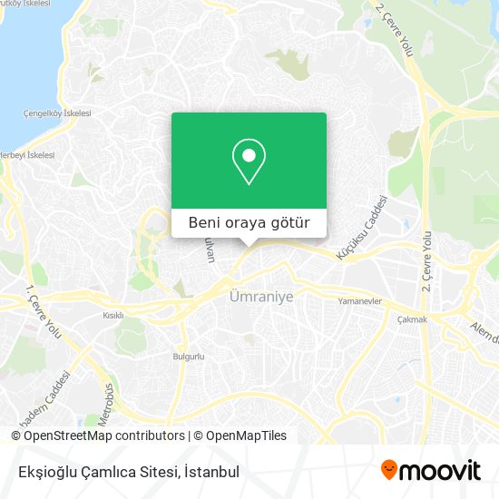 Ekşioğlu Çamlıca Sitesi harita
