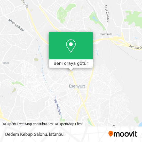 Dedem Kebap Salonu harita