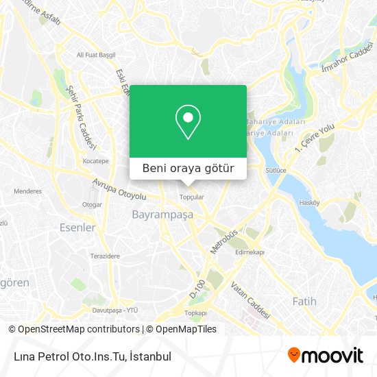 Lına Petrol Oto.Ins.Tu harita
