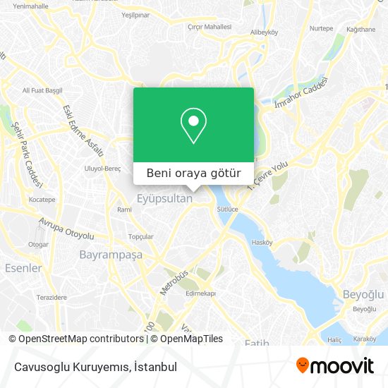 Cavusoglu Kuruyemıs harita