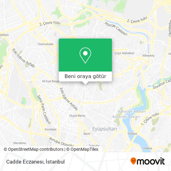 Cadde Eczanesı harita