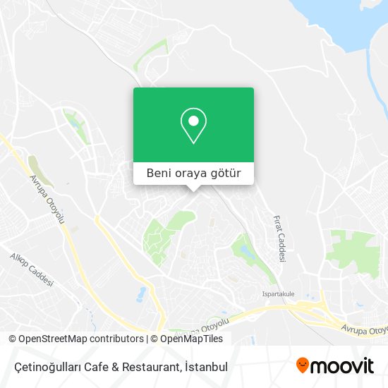 Çetinoğulları Cafe & Restaurant harita