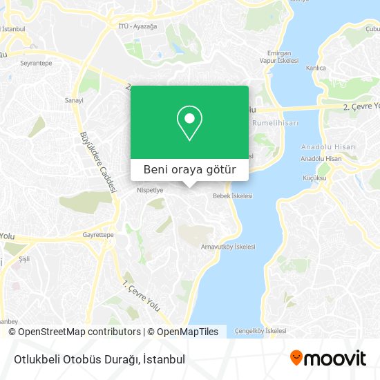 Otlukbeli Otobüs Durağı harita