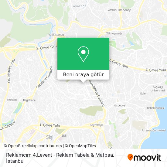 Reklamcım 4.Levent - Reklam Tabela & Matbaa harita