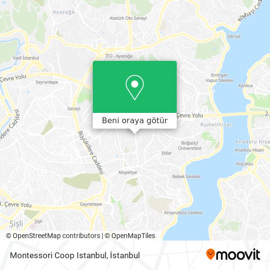 Montessori Coop Istanbul harita