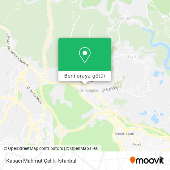 Kasacı Mahmut Çelik harita