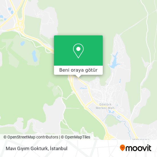 Mavı Gıyım Gokturk harita