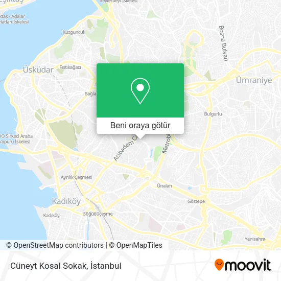 Cüneyt Kosal Sokak harita