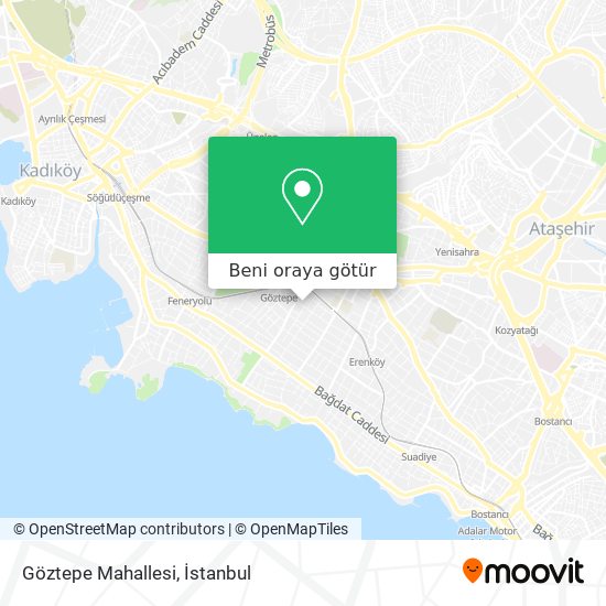 Göztepe Mahallesi harita