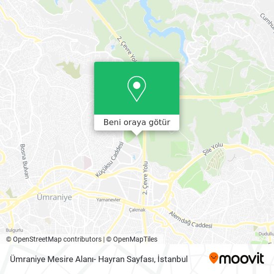 Ümraniye Mesire Alanı- Hayran Sayfası harita