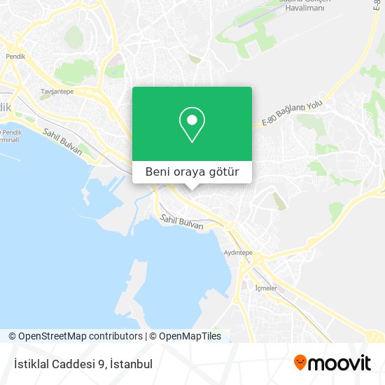 İstiklal Caddesi 9 harita