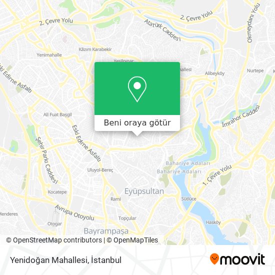 Yenidoğan Mahallesi harita