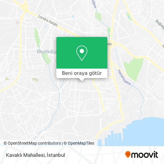 Kavaklı Mahallesi harita