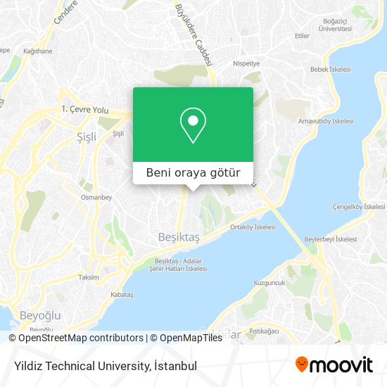 Yildiz Technical University harita