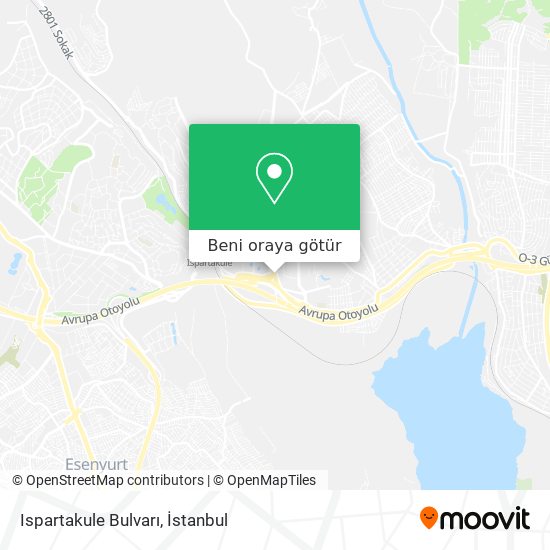 Ispartakule Bulvarı harita