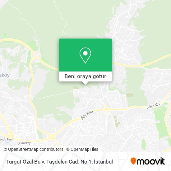 Turgut Özal Bulv. Taşdelen Cad. No:1 harita