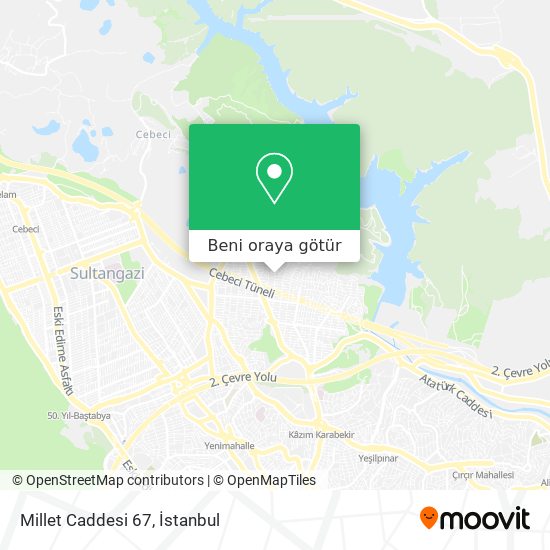 Millet Caddesi 67 harita