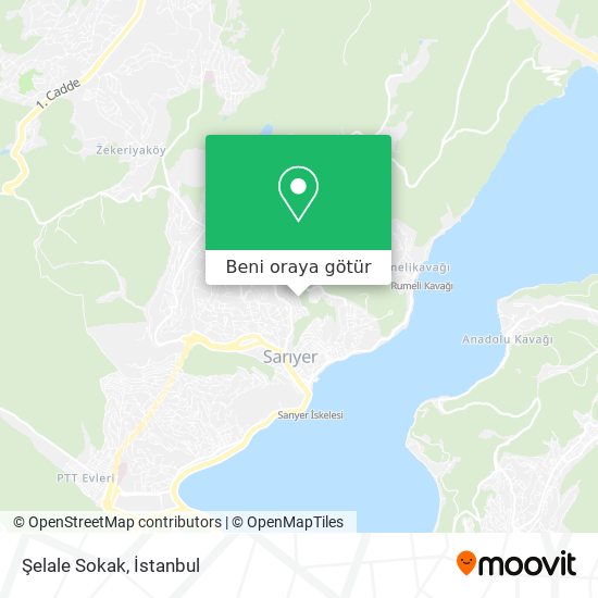 Şelale Sokak harita
