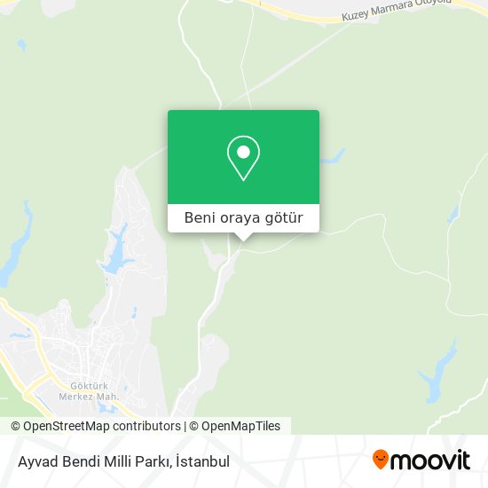Ayvad Bendi Milli Parkı harita
