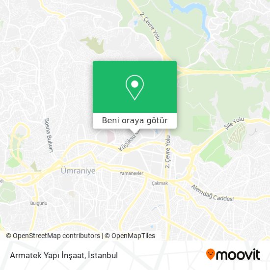 Armatek Yapı İnşaat harita