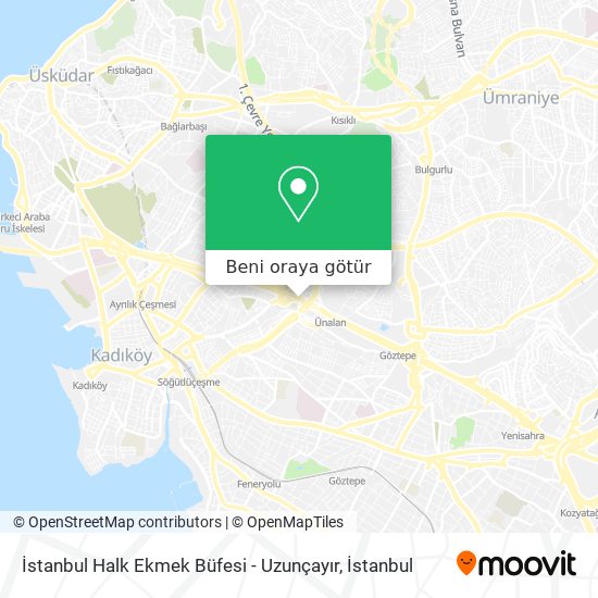 İstanbul Halk Ekmek Büfesi - Uzunçayır harita