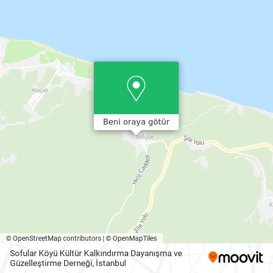 Sofular Köyü Kültür Kalkındırma Dayanışma ve Güzelleştirme Derneği harita