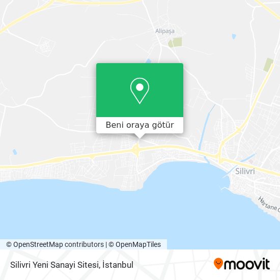 Silivri Yeni Sanayi Sitesi harita