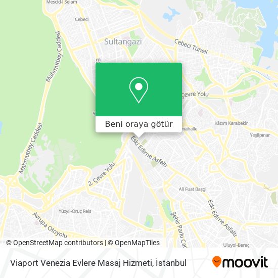 Viaport Venezia Evlere Masaj Hizmeti harita