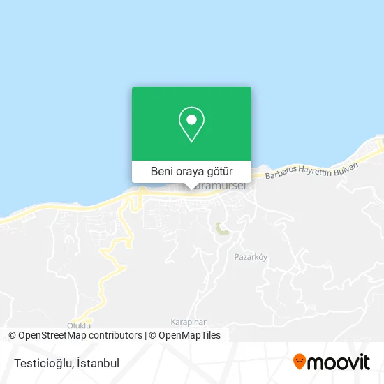 Testicioğlu harita