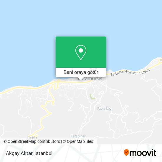 Akçay Aktar harita