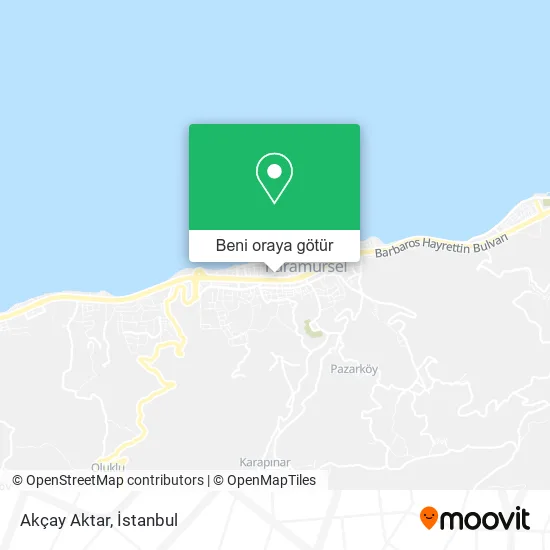 Akçay Aktar harita