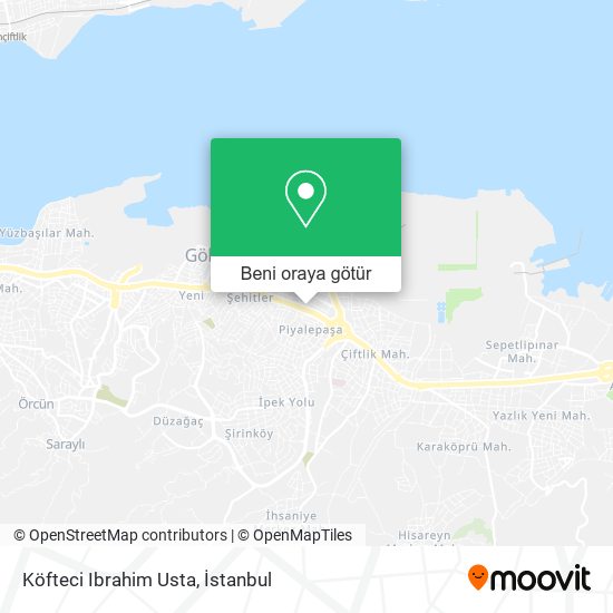 Köfteci Ibrahim Usta harita