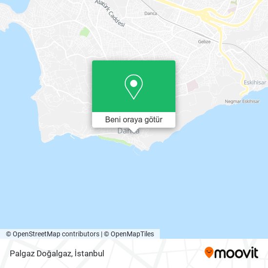 Palgaz Doğalgaz harita