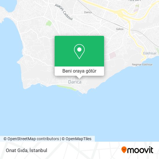 Onat Gıda harita