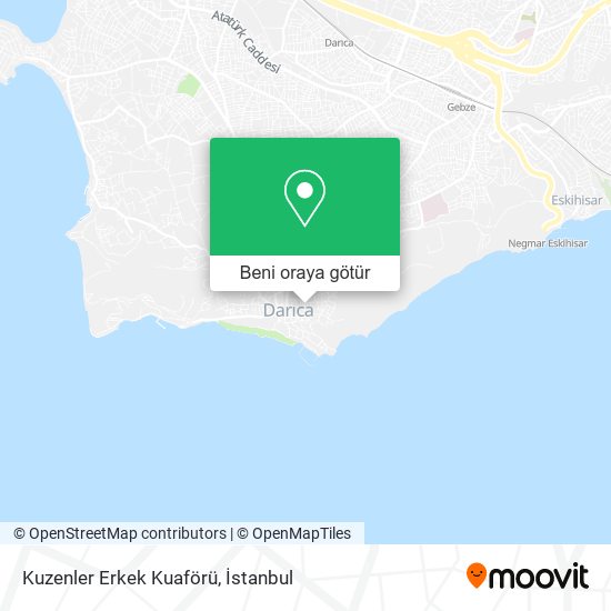 Kuzenler Erkek Kuaförü harita