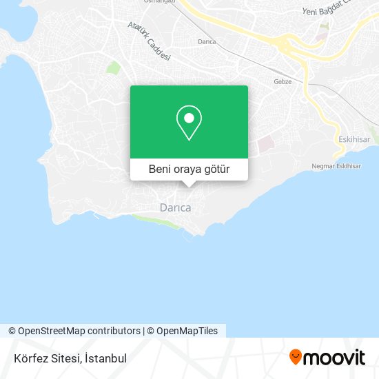 Körfez Sitesi harita