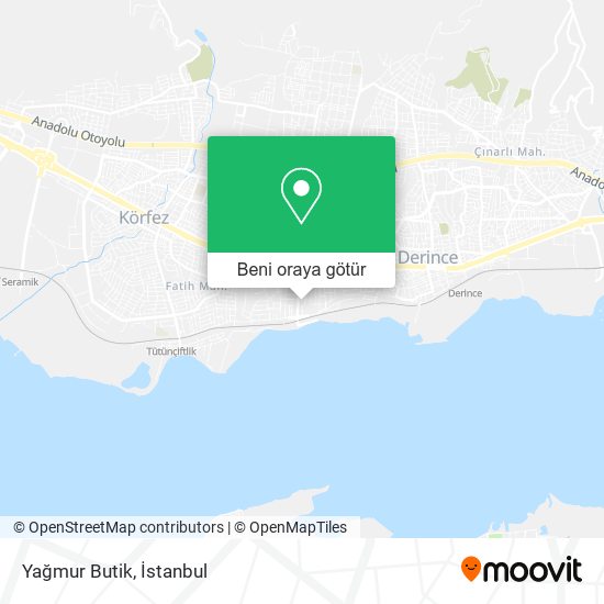 Yağmur Butik harita
