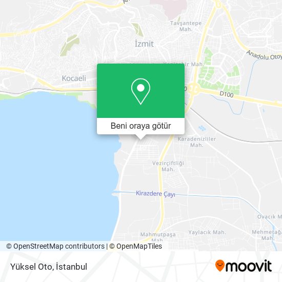 Yüksel Oto harita
