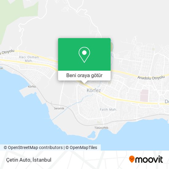 Çetin Auto harita
